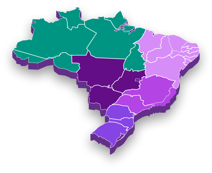 Imagem representando o mapa do Brasil